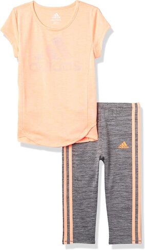 adidas girls 3s Mel Capri Tght Set in Saudi Arabia