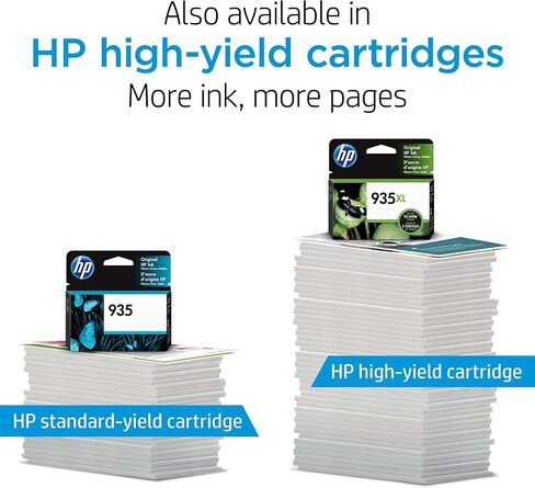 Original HP 935XL Cyan High-yield Ink Cartridge | Works with HP OfficeJet 6810; OfficeJet Pro 6230, 6830 Series | C2P24AN in Saudi Arabia