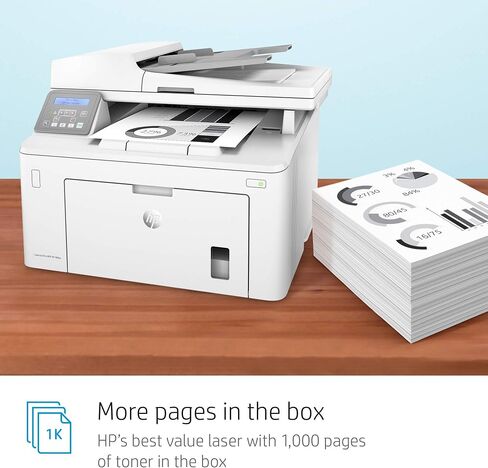 طابعة HP FebrPro MFP M148fdw، تصل إلى 1200x1200dpi، تصل إلى 30 جزء في الدقيقة، سرعة USB2.0، إيثرنت 10/100 in Kuwait