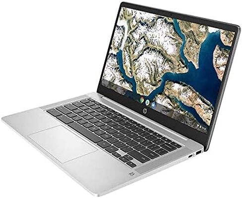HP Flagship Chromebook 14 Laptop Computer 14" FHD IPS Anti-Glare Display Intel Celeron N4000 4GB RAM 64GB eMMC + 128GB SD Card Intel UHD Graphics 600 USB-C WiFi B&O Audio Chrome OS (Renewed) in Saudi Arabia