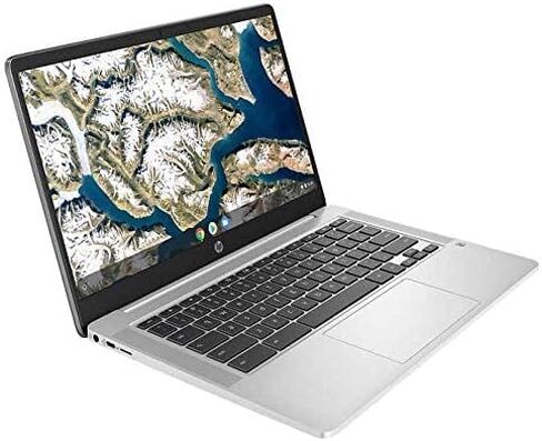 HP Flagship Chromebook 14 Laptop Computer 14" FHD IPS Anti-Glare Display Intel Celeron N4000 4GB RAM 64GB eMMC + 128GB SD Card Intel UHD Graphics 600 USB-C WiFi B&O Audio Chrome OS (Renewed) in Saudi Arabia