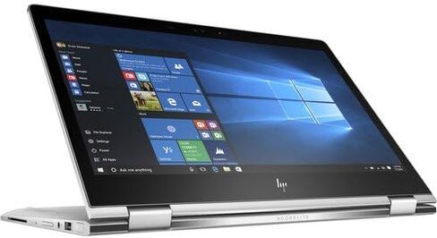 HP Elitebook X360 1030 G2 13.3" Flip Design Notebook, Windows, Intel Core i5 2.6 GHz, 8 GB RAM, 256 GB SSD , Silver (1BS97UT#ABA) (Renewed) in Kuwait