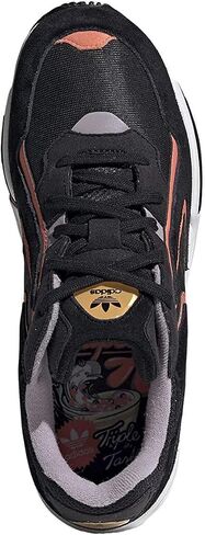 adidas Men's YUNG-96 Chasm Low Athletic Shoes (Black/Black/Coral in Saudi Arabia
