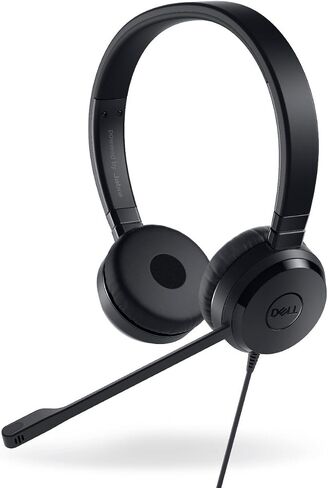 Dell 74J6M Pro Stereo USB Headset, UC350, black in Saudi Arabia