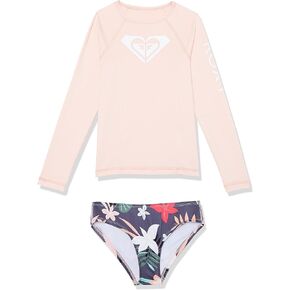 روكسي طقم واقي من الطفح الجلدي باكمام طويلة وقلب كامل للبنات in Kuwait