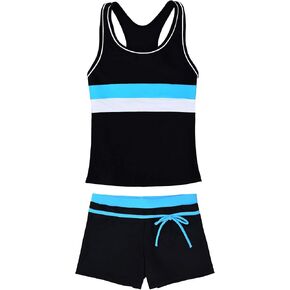 JerrisApparel Little Girls' Summer Two Piece Boyshort Tankini Kids Swimsuit in Saudi Arabia