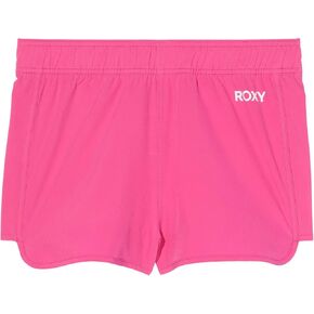 شورت Roxy Girl's Good Waves Only Boardshort (للأطفال الكبار) وردي صادم XS (7 أطفال كبار) in Kuwait