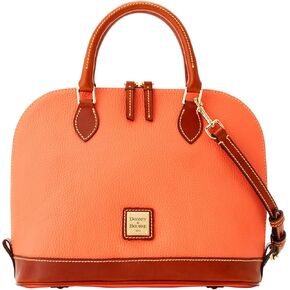 Dooney & Bourke Handbag, Pebble Grain Zip Zip Satchel