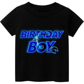 Tutu and Sian Ultra Soft Birthday Boy Short-Sleeve T-Shirt, Gifts for Boys Birthday Party in Saudi Arabia