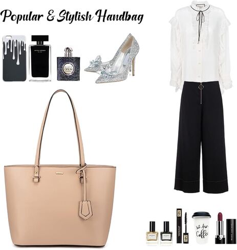 LOVEVOOK Purse for Women Fashion Tote Bag Shoulder Handbags Top Handle Satchel Bags with External Pocket in Kuwait