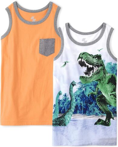 The Children's Place Boys' Pocket Tank Top 2-Pack in Saudi Arabia