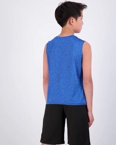 Real Essentials 5 Pack: Boys Dry-Fit Active Athletic Performance Tank Top in Kuwait