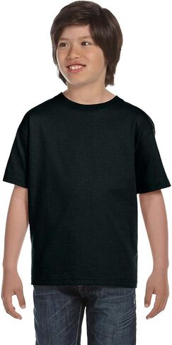 Hanes Boys' Essentials Short Sleeve T-shirt Value Pack, Pack of 6 in Saudi Arabia