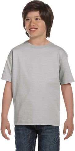 Hanes Boys' Essentials Short Sleeve T-shirt Value Pack, Pack of 6 in Saudi Arabia