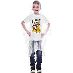 Disney Mickey Mouse Pluto Rain Poncho Hoodie - Youth Size in Saudi Arabia