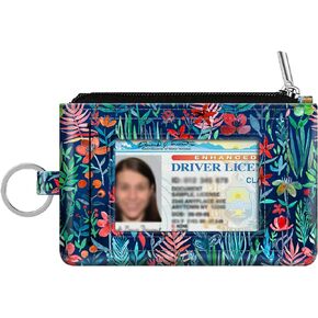 Fintie Zip ID Case Card Holder, Slim Coin Purse Wallet RFID Blocking Change Pouch with Key Chain