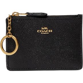 برنامج COACH Box Program Cross Grain Mini ID سكيني أسود مقاس واحد in Kuwait