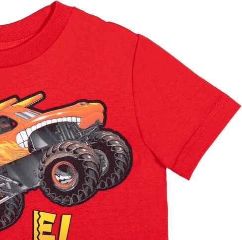 Monster Jam El Toro Loco Zombie Maximum Destruction 4 Pack Graphic T-Shirts Toddler to Big Kid in Kuwait
