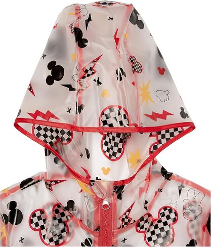 معطف مطر للأولاد من ABG Accessories - معطف مطر ميكي ماوس أو باو باترول للأطفال من عمر 2 إلى 7 سنوات - معطف مطر شفاف in Kuwait