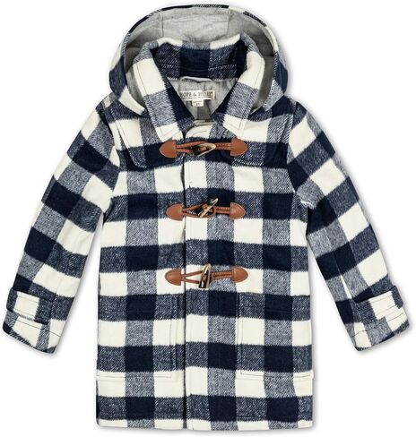 Hope & Henry Boys' Quilted Barn Coat with Detachable Hood in Saudi Arabia