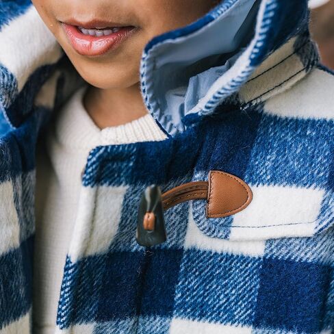 Hope & Henry Boys' Quilted Barn Coat with Detachable Hood in Saudi Arabia
