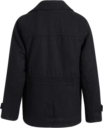 URBAN REPUBLIC Boys' Wool Blend Peacoat with Faux-Fur Lining and Flap Pockets in Kuwait
