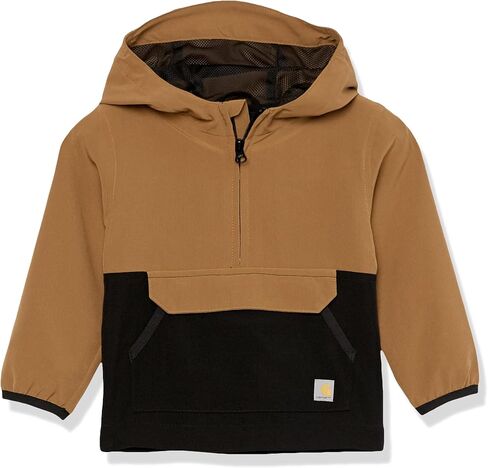 سترة مطر متينة للأطفال الصغار من Carhartt بنصف سحاب ومرن مقاومة للتمزق in Kuwait