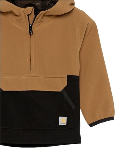 سترة مطر متينة للأطفال الصغار من Carhartt بنصف سحاب ومرن مقاومة للتمزق in Kuwait