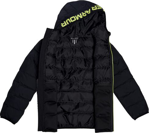 سترة منتفخة Pronto Colorblock للأولاد من Under Armour، متوسطة الوزن، سحاب للإغلاق، تطرد الماء in Kuwait