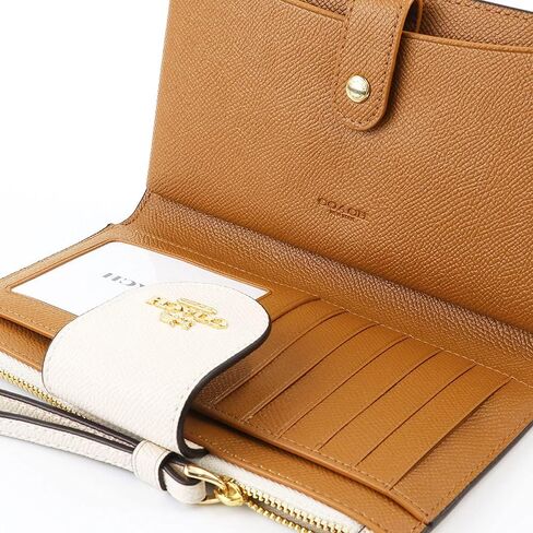 محفظة هاتف نسائية من COACH (جلد متقاطع - طباشير) in Kuwait