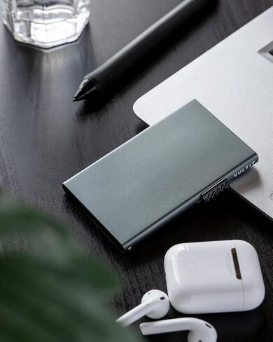 VULKIT Minimalist Credit Card Holder Pop Up Cards RFID Protection Slim Metal Wallet in Saudi Arabia