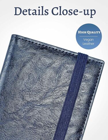 غطاء دفتر الشيكات Yarnic لدفتر الشيكات الشخصي، وحامل دفتر الشيكات مع حامل قلم ومقسم بلاستيكي شفاف مدمج للشيكات المكررة (بني) in Kuwait