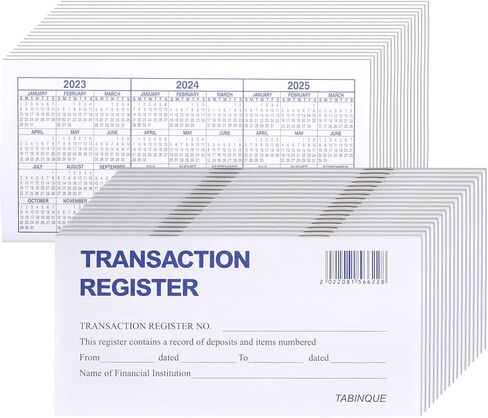 18PCS Check Registers for Personal Checkbook, Easy to Read Checkbook Register in Kuwait