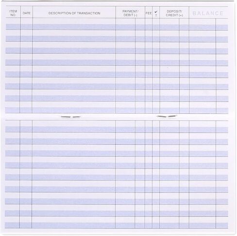 18PCS Check Registers for Personal Checkbook, Easy to Read Checkbook Register in Kuwait