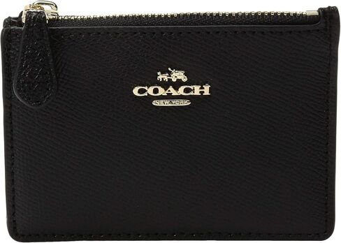 COACH Cross Grain Mini ID سكيني، فيروزي عميق، مقاس واحد in Saudi Arabia
