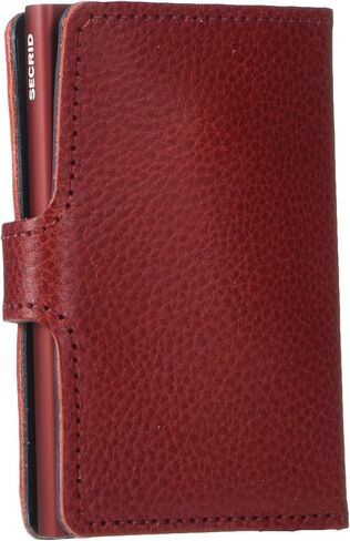 سيكرد محفظة صغيرة من الجلد الطبيعي المدبوغ روسو لحفظ البطاقات بحد اقصى 12 بطاقة, روسو, mini, محفظة للبطاقات in Kuwait