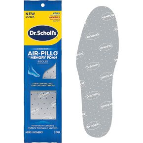 Dr. Scholl's® Air-Pillo® with Memory Foam Insoles, Unisex (Men 7-12) (Women 5-10), 1 Pair, Trim to Fit Inserts in Saudi Arabia