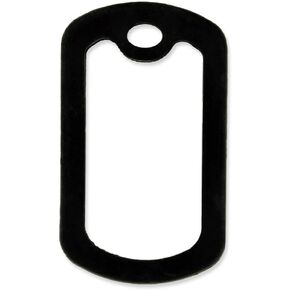 PinMart Military Dog Tag Silencer – Silicone Rubber ID Tag Protector – Edge Bumper Prevents Noise & Scratching, 5 Pack, Blue