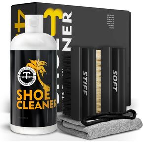 مجموعة تنظيف الاحذية مع زجاجة وفرشاة - 12 اونصة, شفاف in Kuwait