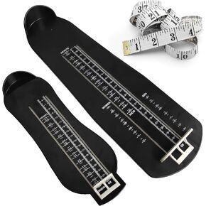 pozzolanas Foot Measurement Device Shoe Size Measuring Devices for Adults and Kids with Soft Tape Measure US Standard in Kuwait