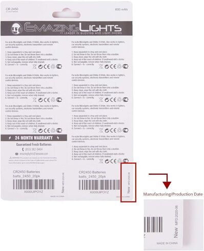 EmazingLights CR123A Batteries 3 Volt Lithium C Cell Flashlight Battery (10 Pack) in Saudi Arabia