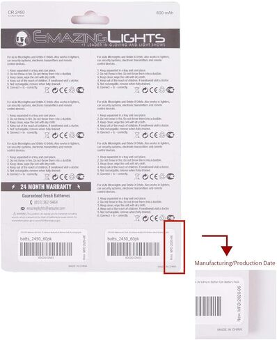 EmazingLights CR123A Batteries 3 Volt Lithium C Cell Flashlight Battery (10 Pack) in Saudi Arabia