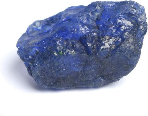 GEMHUB Natural AAA++ Quality Sapphire 34.00 Ct Certified Healing Crystal Raw Rough Blue Sapphire Gemstone in Kuwait