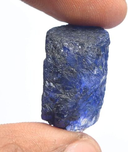 GEMHUB Natural AAA++ Quality Sapphire 34.00 Ct Certified Healing Crystal Raw Rough Blue Sapphire Gemstone in Kuwait