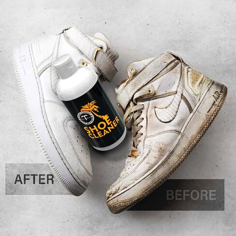 مجموعة تنظيف الاحذية مع زجاجة وفرشاة - 12 اونصة, شفاف in Kuwait