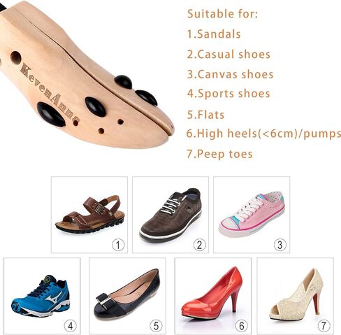 Pair of Premium Professional 4-way Shoe Trees, Shoe Stretcher for Men or Women in Saudi Arabia
