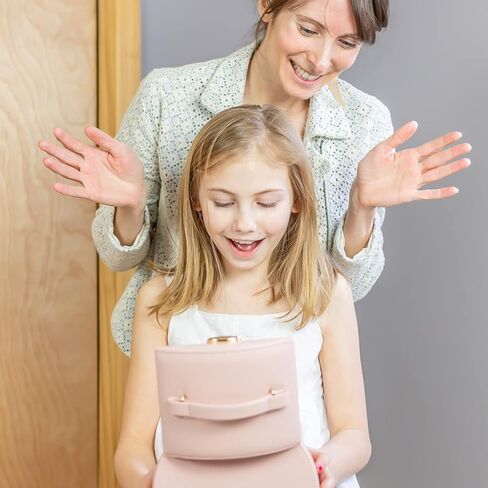 Vlando Kids Musical Jewelry Box for Girls with Drawer, Music Box with Ballerina and Stickers for Birthday Bedroom Decor, Gifts for Girls Kids Christmas Thanksgiving Gifts 2023 - Blue in Kuwait