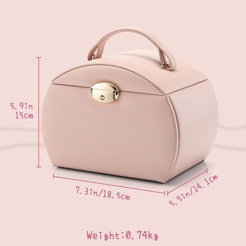 Vlando Kids Musical Jewelry Box for Girls with Drawer, Music Box with Ballerina and Stickers for Birthday Bedroom Decor, Gifts for Girls Kids Christmas Thanksgiving Gifts 2023 - Blue in Kuwait