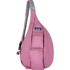 KAVU Original Rope Bag, Cotton Canvas Crossbody for Travel | 100% 12oz Cotton Canvas, Padded Back & KAVU Embroidery | 22-44-In Rope Strap, 4 Pockets, 10L | Hiking, Travel & Daily Carry in Saudi Arabia