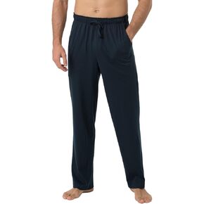 LAPASA Men's Soft Knit Pajama Sets Comfy Sleepwear Loungewear PJ Top Long Sleeve Bottoms Pant with Pocket Meditation M23/M100